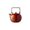 Tea infuser teapot 1,2 l, amber, oak handle, Bitz