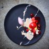 Dinner plate BASALT 28,5 cm, slate-effect, ceramics, REVOL