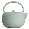 Tea infuser teapot SAGA 800 ml, mint, cast iron, Viva Scandinavia