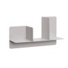 Shelf FOLD DOUBLE 60 cm, grey, iron, Hübsch