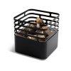 Fire pit CUBE 43×43×44 cm black, stainless steel, Höfats