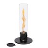 Table fireplace SPIN 90, black, Höfats