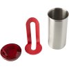 Coffee pod organiser SENSEO 1,4 l, for 18 pods, red lid, Brabantia