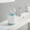 Toothbrush cup EASYSTORE, small, white / blue, Joseph Joseph