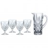 Glass with pitcher NOBLESSE, set of 5, clear, Nachtmann