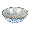 Dining bowl HERRINGBONE INDIGO IKAT 19 cm, 750 ml, MIJ