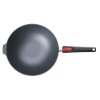 Wok DIAMOND LITE 32 cm, for induction, removable handle, titanium, WOLL