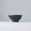 Dining bowl TENMOKKU 15 cm, 450 ml, black, ceramics, MIJ