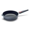 Saute pan TITANIUM NOWO 24 cm, removable handle, titanium, WOLL