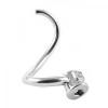 Stand mixer dough hook attachment, stainless steel, KitchenAid