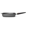 Non-stick pan TITANIUM NOWO 28 x 28 cm, for induction, removable handle, titanium, WOLL