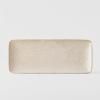 Serving plate WHITE FADE 29,5 x 12 cm, rectangle, black, MIJ