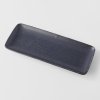 Serving plate BB BLACK 29,5 x 12 cm, rectangle, black, MIJ