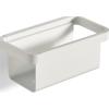 Shower shelf RIM 22 cm, deep, white, aluminium, Zone Denmark