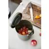 Container for organic waste CIRCULAR 3 l, light gray, plastic, Zone Denmark