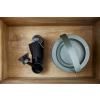 Container for organic waste CIRCULAR 3 l, light gray, plastic, Zone Denmark