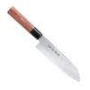 Santoku knife KANETSUNE TSUCHIME 16 cm, brown, Dellinger