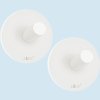 Towel hook DUPLO 4,5 cm, set of 2, white, stainless steel, Zack