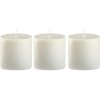 Scented candle VALOA WINTER S 6 cm, set of 3 pcs, spare refill, Blomus