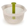 Salad spinnerSPINDOLA 20185 26 cm, white/green, plastic, Joseph Joseph