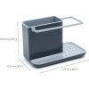 Sink caddy CADDY 851649 21 cm, green, plastic, Joseph Joseph