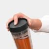 Travel mug MAKE & TAKE 360 ml, dark grey, plastic, Brabantia