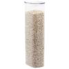 Kitchen storage jar PKV-066 2.6 l, glass, Pebbly