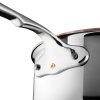 Saucepan CON CUORE 16 cm, silver, copper, Ruffoni