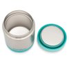 Lunch box ZUPPA 415 ml, turquoise, stainless steel, Yumbox