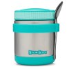 Lunch box ZUPPA 415 ml, turquoise, stainless steel, Yumbox