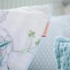 Single bedding set FLORES BAILANDO 140 x 200 cm, white, cotton percale, Pip Studio