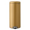 221738 pedalovy odpadkovy kos newicon 30 l teple zlata ocel brabantia