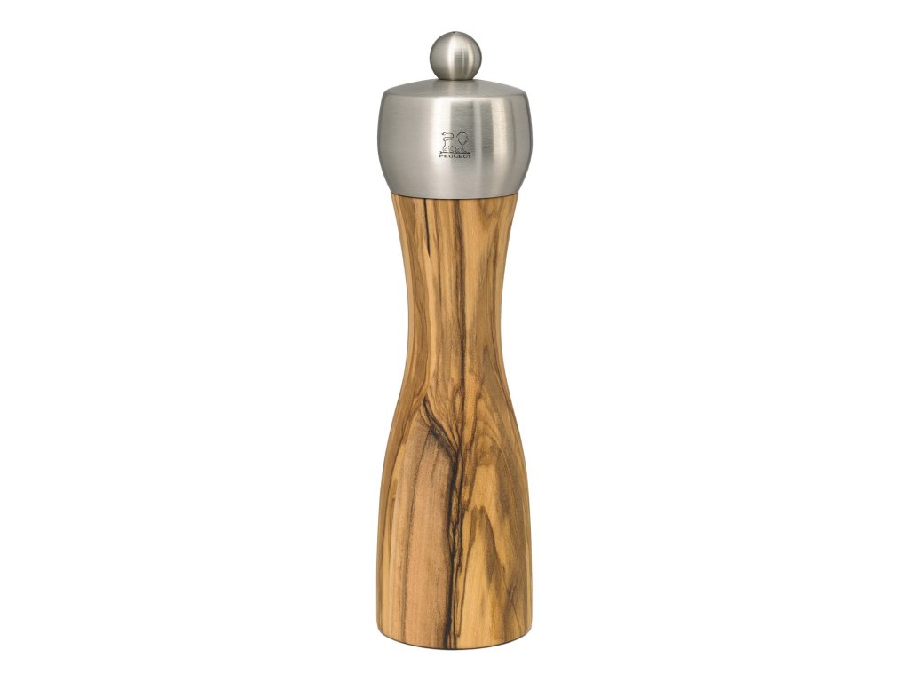 Macinapepe FIDJI 20 cm, legno d'ulivo/acciaio inox, Peugeot 