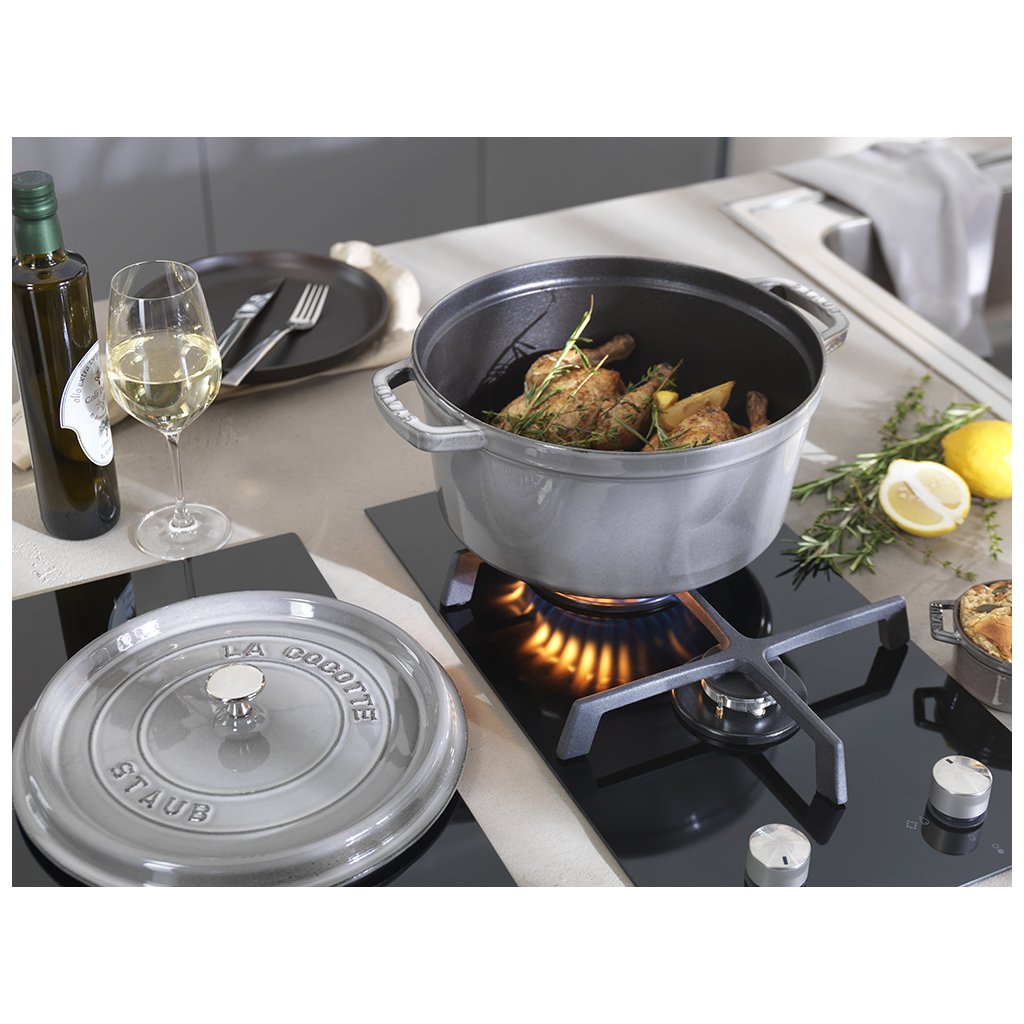 STAUB Cocotte Basilico Rotonda In Ghisa Da 26 Cm | La Galleria Del Regalo Conte