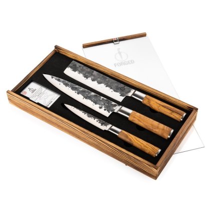 Set di coltelli OLIVE, 3 pz, Forged