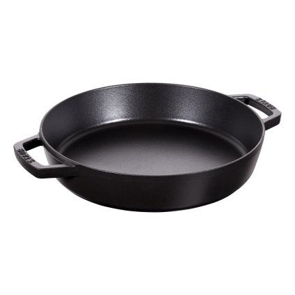 Padella da portata 26 cm, nera, ghisa, Staub