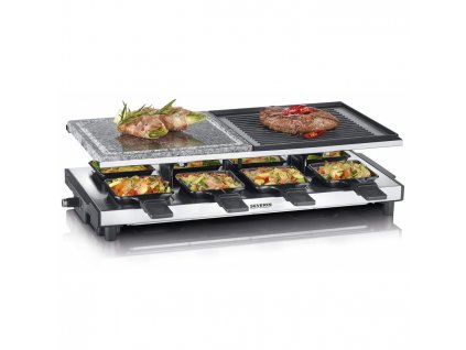 Griglia per raclette RG 2373, 1500 W, acciaio inox, Severin