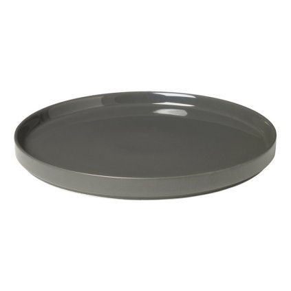 Piatto piano PILAR, grigio scuro, Blomus