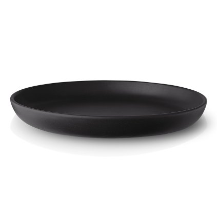 Piatto piano NORDIC KITCHEN 25 cm, nero, gres, Eva Solo
