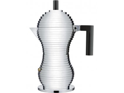 Caffettiera espresso PULCINA 300 ml, nero, Alessi