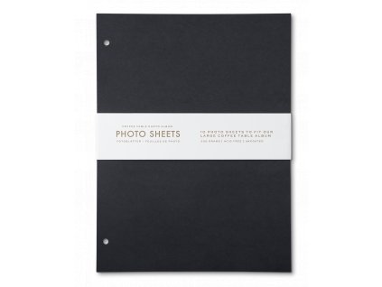 Carta di ricambio per album fotografico, 10 pz, taglia L, Printworks