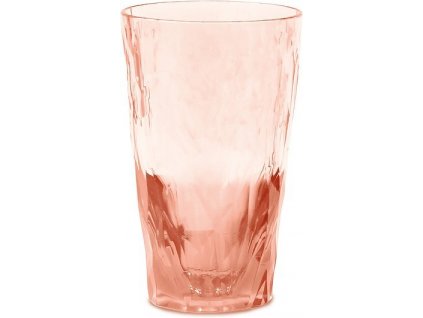Bicchiere infrangibile SUPERGLASS CLUB N.6 Koziol 300 ml quarzo rosa trasparente