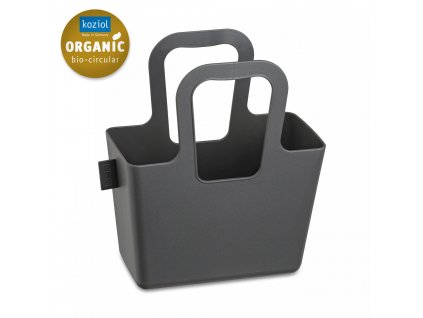 Borsa portaoggetti TASCHELINI, grigio cenere naturale, Koziol