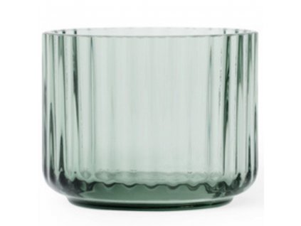 Portacandele tealight 7 cm, verde, vetro, Lyngby