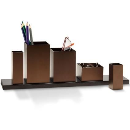 Set da scrivania THEO 37 cm, marrone, Philippi