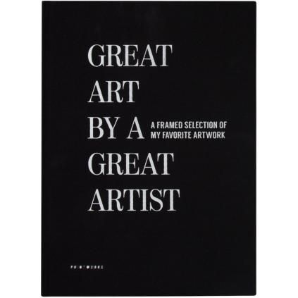 Libro per i disegni dei bambini GREAT ART, nero, Printworks