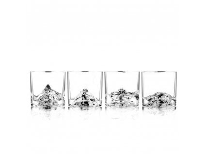 Bicchieri da whisky THE PEAKS, set di 4 pz, Liiton