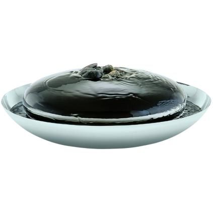 Fontanella d'acqua da interni SPRING 40 cm, argento, Philippi