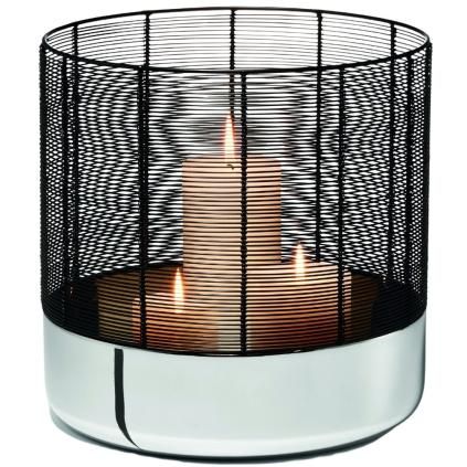 Candelabro LUNA 25 cm, nero, Philippi