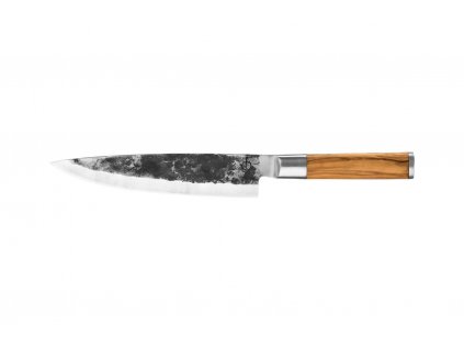 Coltello da chef OLIVE 20,5 cm, manico in legno d'ulivo, Forged